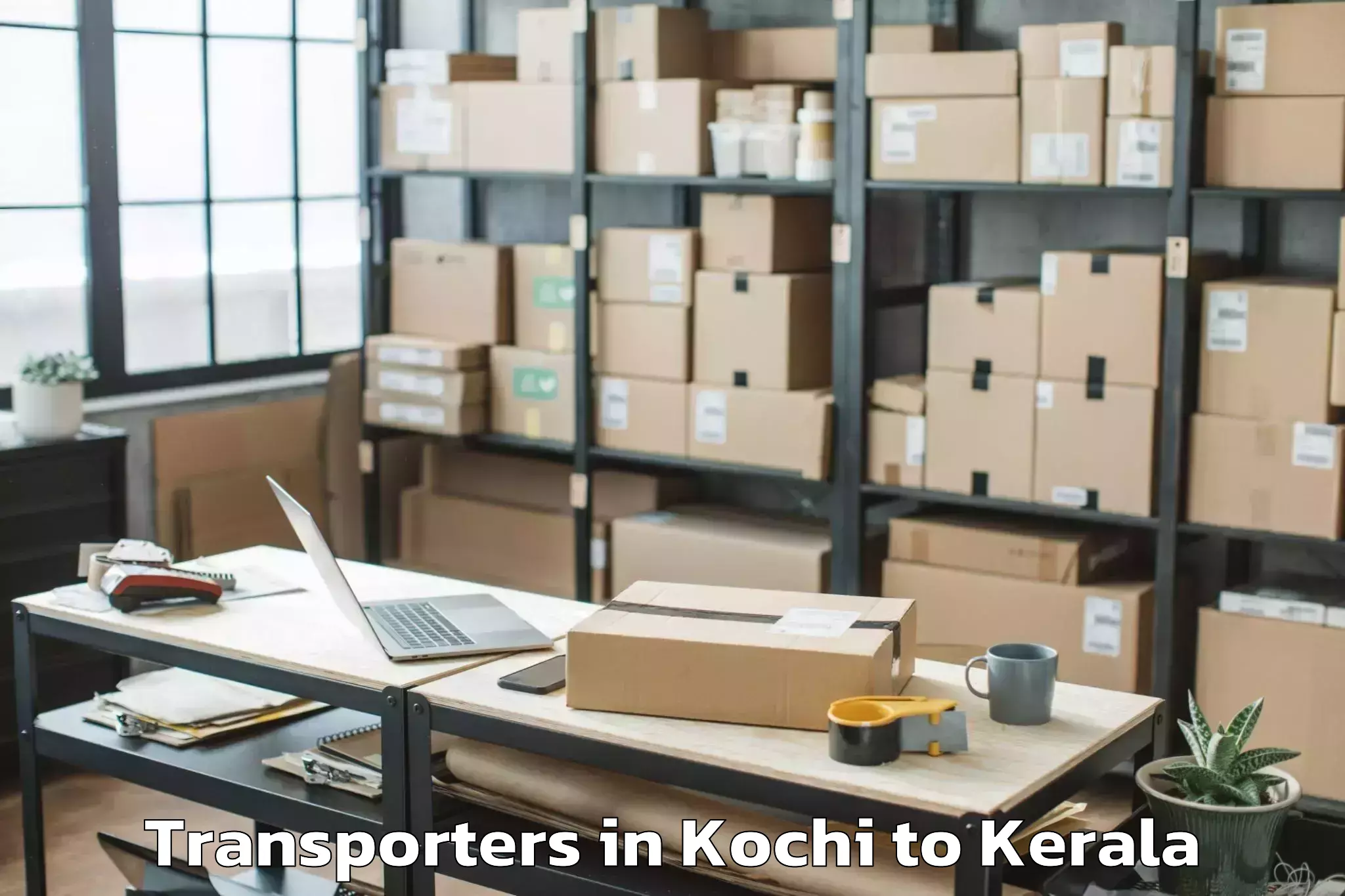 Easy Kochi to Mall Of Travancore Transporters Booking